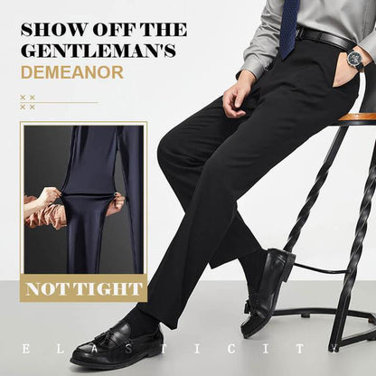 👖Klassisk Herrebukse med Høy Stretch