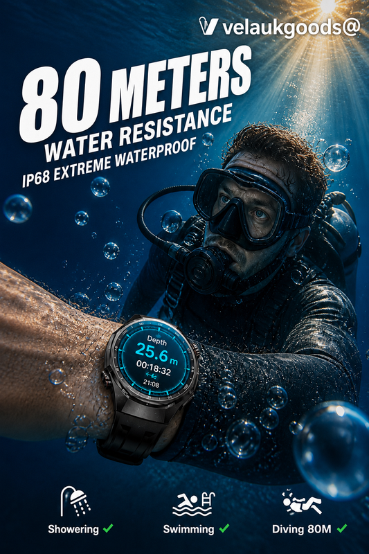 ⌚ 50% RABATT GT6pro Bluetooth-smartklokke med samtalefunksjon – Bestselger