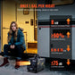 8 kW dieselvarmer, 12 V/24 V alt-i-ett dieselluftvarmer, Bluetooth-appkontroll, fjernkontroll og display, CO-alarm, hurtigoppvarming
