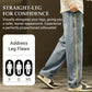 🥳Ny produktlancering💐Løse, lige herrejeans 