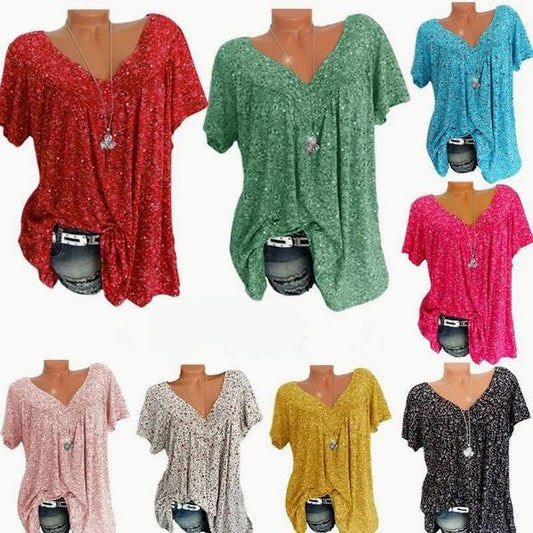 Halv pris, kun i dag 💥Vårmote med kortærmet trykk