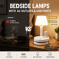 💡 Nattbordslampe med ladestasjon – Lys opp og lad opp nattbordet ditt 🔌