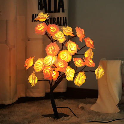 🌹Den perfekte gaven🎁Evigvarende rosenlampe