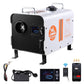 8 kW dieselvarmer, 12 V/24 V alt-i-ett dieselluftvarmer, Bluetooth-appkontroll, fjernkontroll og display, CO-alarm, hurtigoppvarming