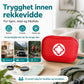Førstehjelpssett: Bærbart førstehjelpssett til hjemmet – komplett med tilbehør | 26-delers sett