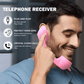 📞Retro-telefonrør for iPhone og Android, vintage-telefonrør med Type-C-kontakt, HD-mikrofon og høyttaler