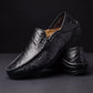 ❄️Sommerfrisk 50 % RABATT!👞Herreloafers i skinn – Komfortable slip-ons med klassisk utseende for jobb, kjøring og daglig bruk: