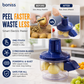 🥔 50 % RABATT! 🔪 Trådløs automatisk elektrisk skreller, multifunksjonell – skreller poteter, epler, druer, frukt, grønnsaker og hvitløk, trygg, rask og uanstrengt 🍎✨