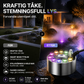 💨 50 % RABATT NÅ! ⚡ Ultralyd-tåkegenerator med 12 LED-lys – Skaper kjølig tåke og fargerikt lys – Perfekt til luftfuktere, fontener eller Halloween-dekorasjon – går stille i vann 💧✨