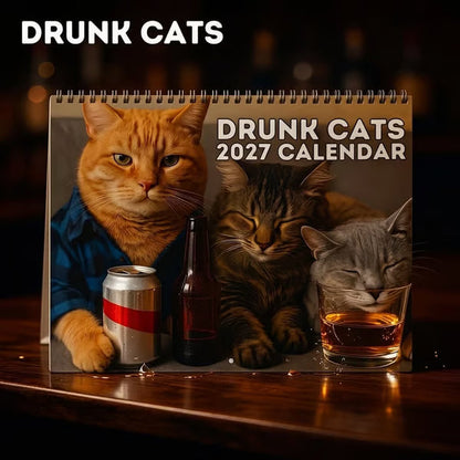 🍺🐱Fulle katter 2027-kalender