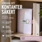 ✨ SparkleLock spareperm med 3-sifret kombinasjonslås – budsjettorganiserer med plass til 100 sider for spareutfordringer, økonomiske mål og gaver 💖