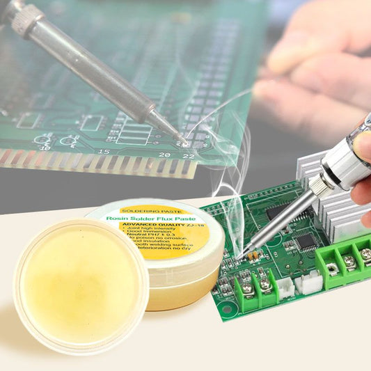 🔧 KJØP 1 - FÅ 1 GRATIS! ✨ 30g Kolofonium Loddefluks Paste – Sørger for ren og jevn lodding, ikke-korrosiv og enkel å påføre for elektronikkreparasjon 💻📦