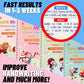 🏆Siste dag – spesialpris!🔥4-i-1 Fun – gjenbrukbare lærebøker📚✨Håndskrift • Tall • Tegning • Finmotorikk • Med penn med forsvinende blekk | Fra 2 år • Miljøvennlig og skjermfritt 🌱