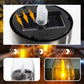 6Pack solenergi-telys Utendørs flammeløse flimrende IP65 vanntette bordlamper LED-stearinlys med skumring-til-daggry-sensor for lanterner, hager, camping, fester, hjemmedekorasjoner, varme farger
