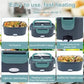 🍱 BLITZTILBUD: 50 % RABATT! 🔌 Bærbar elektrisk 2-i-1-matboks (60 W) – dobbel spenning (12 V/230 V), 1,5 l rustfritt stål og rask oppvarming ✨