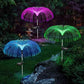 🎄✨ Magisk Solar Jellyfish-lampe | Varmt hvitt lys + regnbuefarger, vanntett 💧