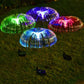 🎄✨ Magisk Solar Jellyfish-lampe | Varmt hvitt lys + regnbuefarger, vanntett 💧