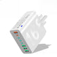 Multiport 150 W hurtiglader for mobiltelefoner