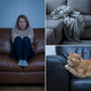 🛋️ 50 % RABATT! ⏰ Vattert sofa-pute i kordfløyel – Sklisikker underside, kordfløyel av høy kvalitet og enkel å rengjøre 🧵