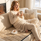 🛋️ 50 % RABATT! ⏰ Vattert sofa-pute i kordfløyel – Sklisikker underside, kordfløyel av høy kvalitet og enkel å rengjøre 🧵