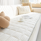 🛋️ 50 % RABATT! ⏰ Vattert sofa-pute i kordfløyel – Sklisikker underside, kordfløyel av høy kvalitet og enkel å rengjøre 🧵