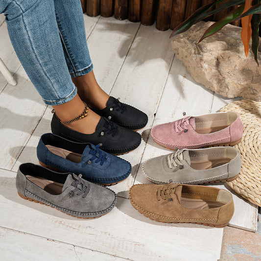 Komfortable, uformelle loafers for kvinner