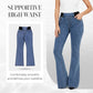 📢📢50 % RABATT!!⏰Damejeans med høy midje og stretch, flare