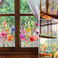 💐 Fargerik blomsterbukett vindusklistremerke 🖼️ (Klipp til størrelse fritt)