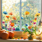 💐 Fargerik blomsterbukett vindusklistremerke 🖼️ (Klipp til størrelse fritt)