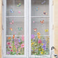 💐 Fargerik blomsterbukett vindusklistremerke 🖼️ (Klipp til størrelse fritt)