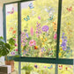 💐 Fargerik blomsterbukett vindusklistremerke 🖼️ (Klipp til størrelse fritt)
