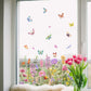💐 Fargerik blomsterbukett vindusklistremerke 🖼️ (Klipp til størrelse fritt)