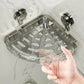 🚿✨ Veggmontert dusjstativ med sugekopp og kroker – Praktisk og slitesterk organisering for badet ditt 💧🛁