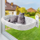 💐50 % rabatt! Hengende katteseng med sugekopper – la katten nyte solen ☀️😺【Spesialpris】