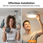 Oppladbar LED-taklampe med bevegelsessensor