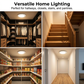 Oppladbar LED-taklampe med bevegelsessensor