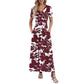 🌺Sommer-tilbud: 50 % rabatt💐Elegant maxi-kjole med 3D-blomstermønster
