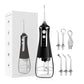 💦🦷 VARMT TILBUD: 50 % RABATT! Bærbar munnskyller – vanntrykkregulering, 3 munnstykker og USB-oppladbar for grundig munnhygiene ✨