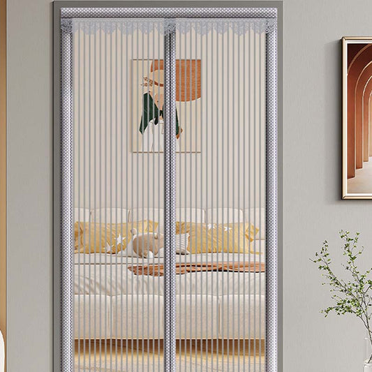🦟 Hold skadedyr unna – monteres på 2 minutter! Dørgardin av magnetisk netting! 🚪✨