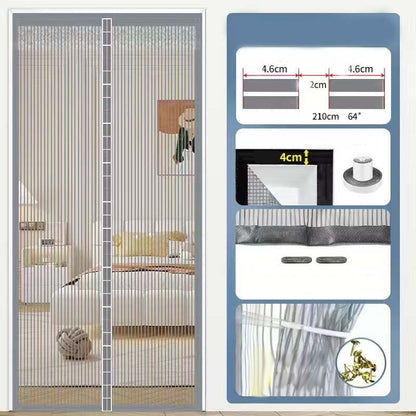 🦟 Hold skadedyr unna – monteres på 2 minutter! Dørgardin av magnetisk netting! 🚪✨