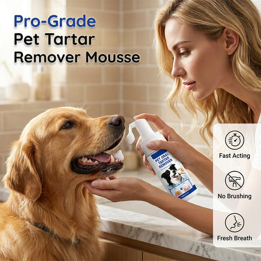 Mousse til munnhygiene for kjæledyr