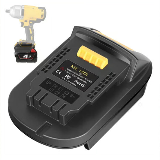 🔋 50 % RABATT NÅ! ⚡ 18 V litiumbatteriadapter – universell kompatibilitet med elektroverktøy, lett og lang levetid 🛠️📦