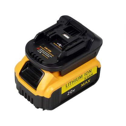 🔋 50 % RABATT NÅ! ⚡ 18 V litiumbatteriadapter – universell kompatibilitet med elektroverktøy, lett og lang levetid 🛠️📦