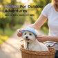 🐶🧢 Justerbar bøttehatt til kjæledyr med hull til ørene 🐾