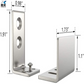 🚪 2026-salg — Over 18 000 solgt!🔧Gulvskinne til veggmontert skyvedør – Quiet Home Hardware 🏠