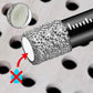 🥳2026 SUPERTILBUD🥳💞Over 50 000 solgt!🪚🛡️ 50 % RABATT! Diamantbor-sett – størrelser 5–16 mm, sekskantet skaft som passer til de fleste boremaskiner. Kan brukes både tørt og vått – jevne, presise hull hver gang! 💎💪