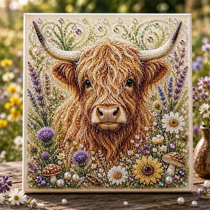 🏆 50 % rabatt i en begrenset periode 🦉💛 DIY-sett for perlekunst med Highland-okse – et avslappende DIY-prosjekt der du enkelt kan lage fantastiske kunstverk med strandtema
