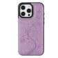 Elegant mobiletui med blomstermotiv til kort