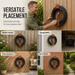 Veggmontert slangeholder i jern til hagen