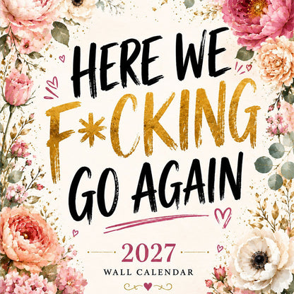💞Over 50 000 solgt! 🔥Morsom veggkalender for 2027 for kvinner